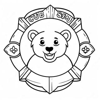 Cub Scout Logo Varittamissivu 18882-14905