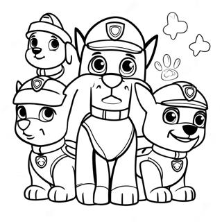 Suloiset Paw Patrol Hahmot Varittamissivu 21753-17212