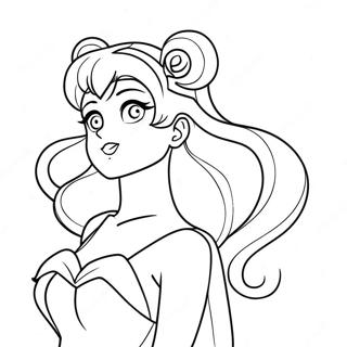 Prinsessa Serenity Sailor Moon Värityssivut