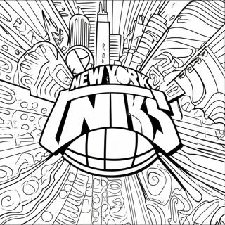 New York Knicks Logo Varittamissivu 34953-27642