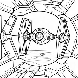 Yksityiskohtainen Tie Fighter Avaruusottelu Varityssivu 43184-34164