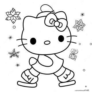 Jaaluistelua Hello Kittyn Kanssa Joulun Varityssivu 53843-42604