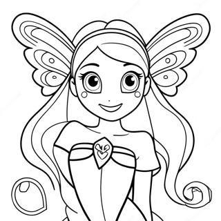 Winx Club Flora Värityssivut