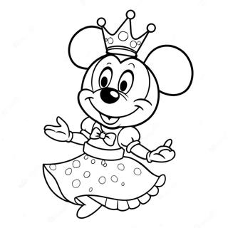 Sopo Prinsessa Minnie Hiiri Kimaltelevassa Mekossa Varityssivu 55824-44161