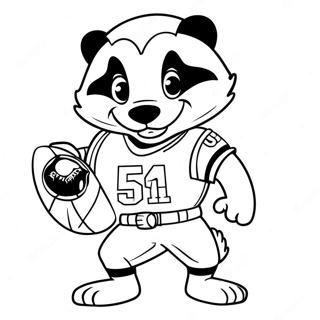 Bucky Badger Jalkapallon Varityssivu 69625-55115