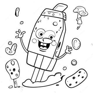 Spongebob Jaatelopuikko Varittamissivu 71304-56448